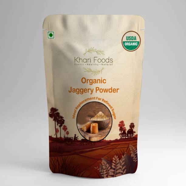 Khari Foods Jaggery Powder, Natural Sweetener, 100% Pure, No Sugar, Preservatives Free Powder Jaggery