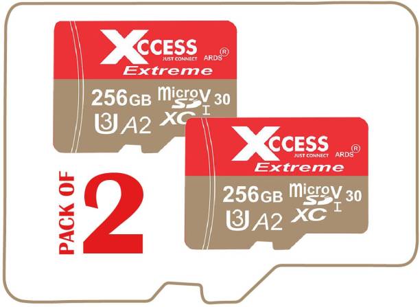 XCCESS 256GB 256 GB MicroSDXC Class 10 120 MB/s  Memory Card