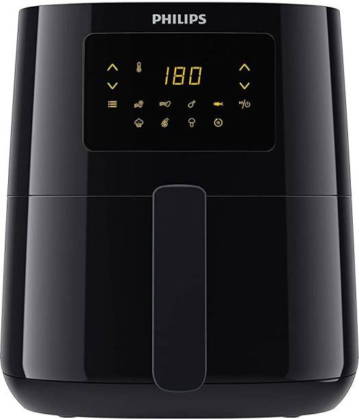 PHILIPS HD9252/90 with Touch Panel, uses up to 90% less fat, 7 Pre-set Menu, 1400W, 4.1 Ltr, with Rapid Air Technology Air Fryer