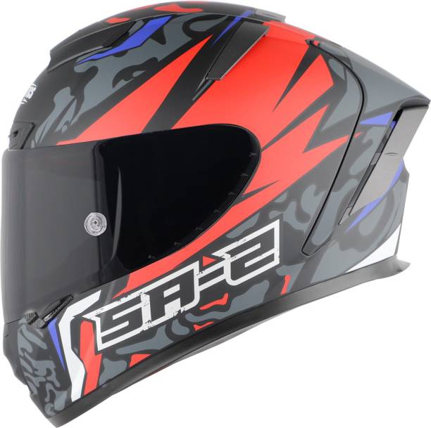 Steelbird SA-2 Terminator 3.0 Aeronautics Full Face Graphic Helmet Motorbike Helmet