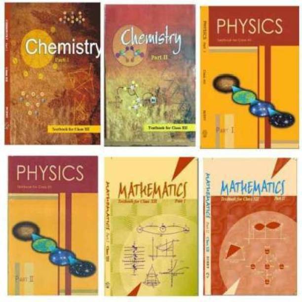 NCERT Textbooks Class 12th Physics Part 1&2 Chemistry Part 1&2 And Mathematics Combo Set Of 6 Book (ENGLISH MEDIUM)