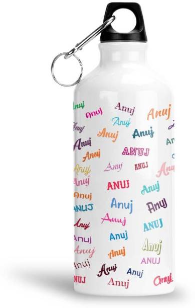 Furnish Fantasy Colorful Aluminium Sipper Bottle - Best Happy Birthday Gift for Kids , Anuj 600 ml Sipper