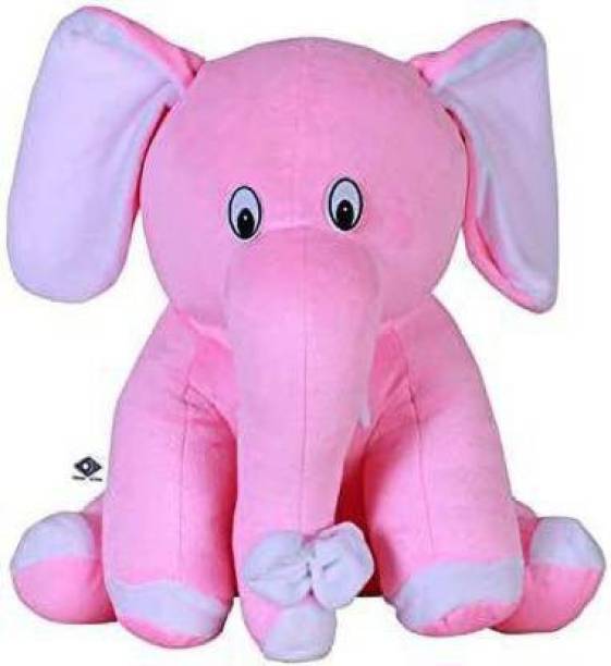 TEDDYTREE Premium Quality Super Soft Plush Appu Elephant - 30 cm (pink)  - 30 cm