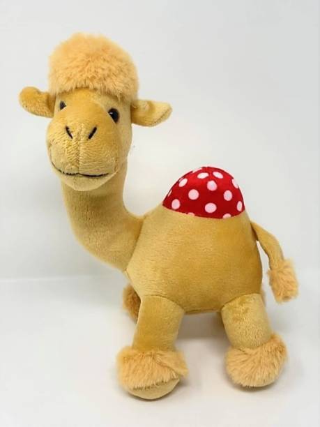 Fun Zoo Soft Plush Stuffed Animal Desert king camel Plush Toy Stuffed Animal Soft Toys for Baby Kids  - 25 cm