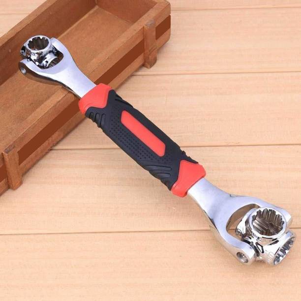 Top headset zeus cheap price 5stars Flipkart in India 5 Zeus Volt Tiger Wrench® -79 ® Adjustable Socket Wrench Spanner Tool with 360 Rotating Head Double Sided Socket Wrench
