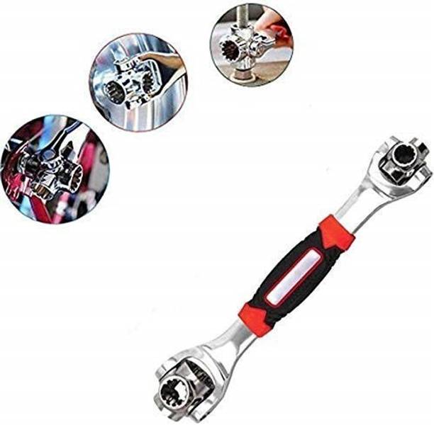 Top headset zeus cheap price 5stars Flipkart in India 17 Zeus Volt Tiger Wrench™ -4 ™ Adjustable Socket Wrench Spanner Tool with 360 Rotating Head Double Sided Socket Wrench
