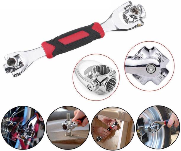 Top headset zeus cheap price 5stars Flipkart in India 7 Zeus Volt Tiger Wrench™ -16 ™ Multifunction Wrench Tool with 360 Degree Rotating Head Double Sided Socket Wrench