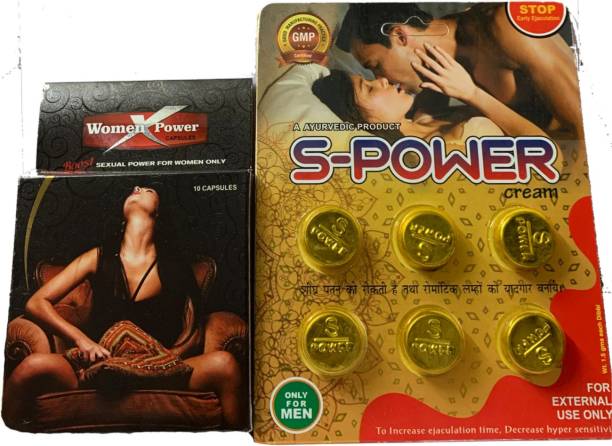 NIGHT RIDER S POWER SEX CREAM FOR LONGER SEX & WOMEN POWER SEX CAPSULES COMBO