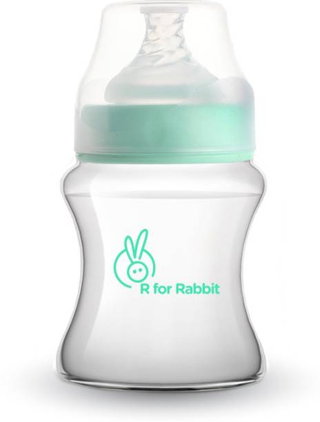 R for Rabbit Baby Milk Feeding Nipple Bottle See Green - 150 ml