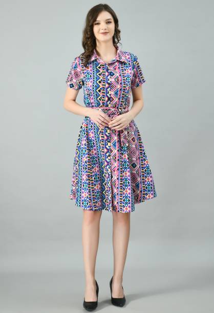Women Shirt Multicolor Dress Price in India