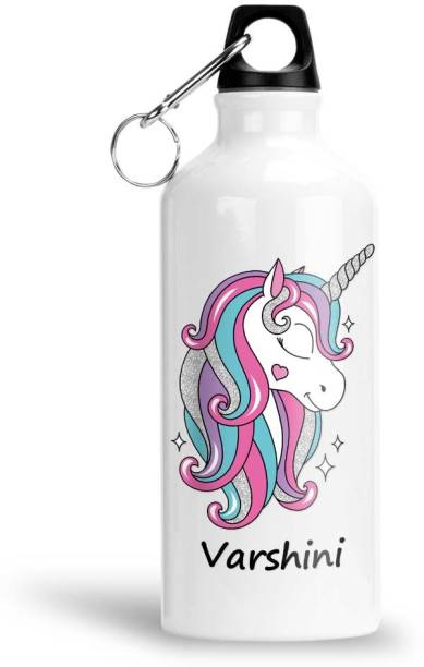 Furnish Fantasy Unicorn Aluminium 750ml Water Bottle-Best Happy Birthday, Return Gift, Varshini 750 ml Sipper
