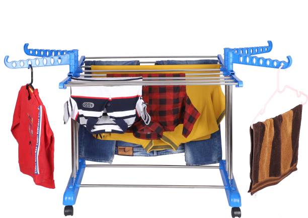 MFY – MADE FOR YOU Steel Floor Cloth Dryer Stand SS1Layer001_2