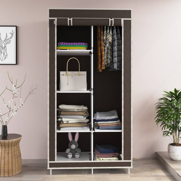 MS MODSTYLE Collapsible Wardrobe for Clothes PP Collapsible Wardrobe