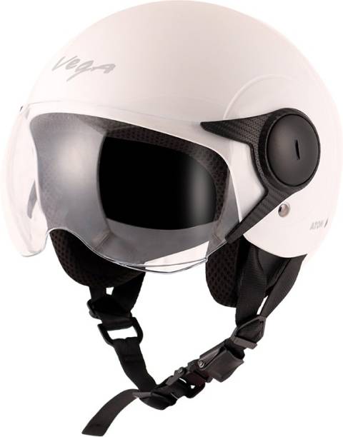 VEGA ATOM WHITE 580MM/M OPEN FACE Motorsports Helmet