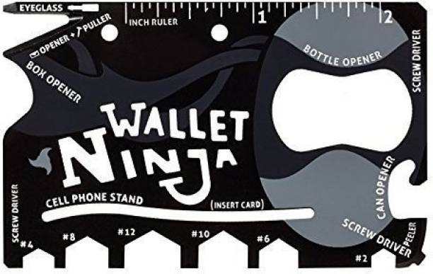 Stufftuff Wallet Ninja Knife/ Pocket Knife. 18 Multi-utility Knife