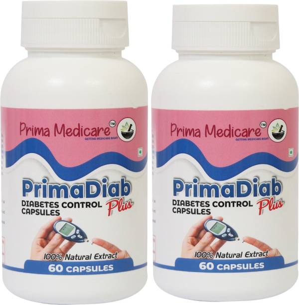 Prima Medicare Diabetes Control Capsules & take care of your blood and Sugar levels-120Capsules