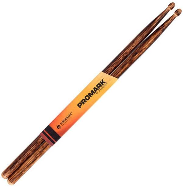 Promark R5AFG Rebound 5A FireGrain Hickory Wood Drumstick Drumsticks