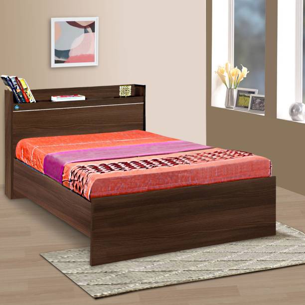 Delite Kom Cherry Engineered Wood Single Bed