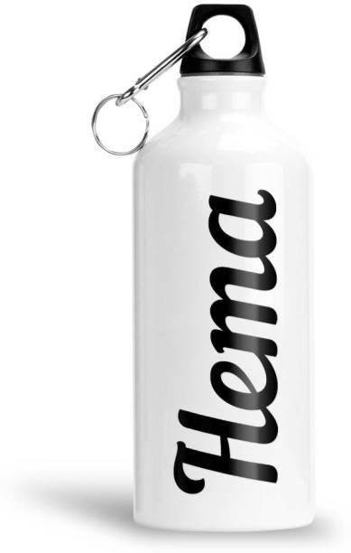 Furnish Fantasy Aluminium Sipper Bottle - Best Gift for Happy Birthday, Return Gift, Name - Hema 600 ml Sipper