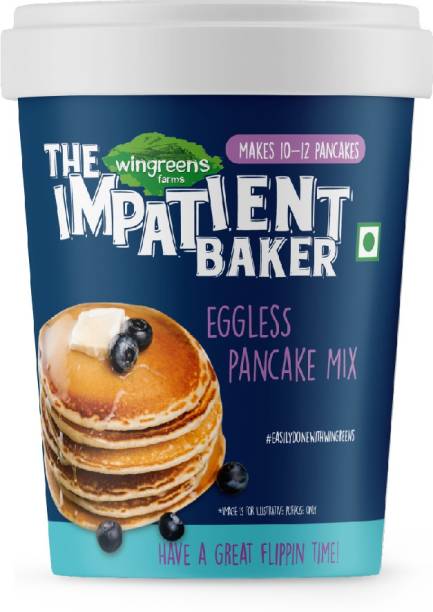 Wingreens Farms Impatient Baker Eggless Pancake Mix| Pancake Batter| Breakfast Mix 250 g