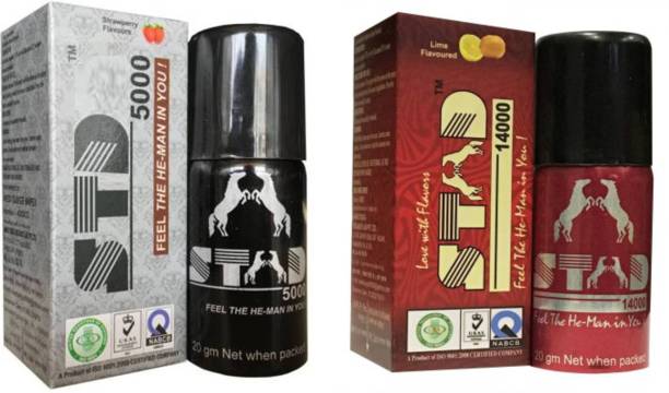 Std ORIGINAL MEN STUD 5000 AND STUD 14000 Spray - For Men Body Mist pack of 2 (40 ml) Body Mist  -  For Men