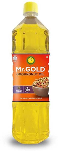 Mr. Gold Groundnut Oil Pet, 500 ML Groundnut Oil PET Bottle