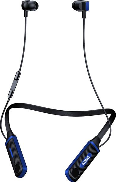 Top headsets blue cheap price 5stars Flipkart in India 21 Aroma NB120 Pro Bigtime - 60 Hours Playtime Bluetooth Neckband Bluetooth Headset