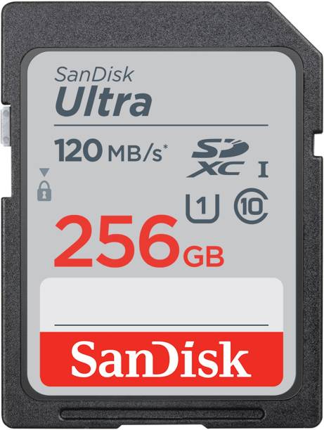 SanDisk Ultra 256 GB SDXC UHS-I Card Class 10 120 Mbps  Memory Card