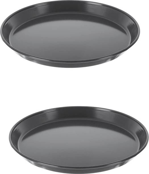 AASTIK SALES ROUND CAKE AND PIZZA BAKING TRAY (PACK OF 2) Baking Pan