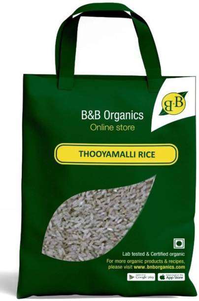 B&B Organics Thooyamalli Rice Boiled Rice (Medium Grain)