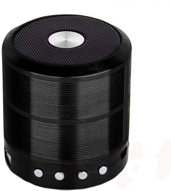 Wolgite WS-887 Speaker,Fell The Premium Loud Sound, Popularity , Mega bass Speaker,Supper Extra Laud Sound Speaker ,3D Sound Speaker,Mini Portable ,All Type Music,Wire/Wireless Metal Body Speaker USB |AUX |TF |FM in Built Bluetooth Connectivity, Calling Supported For {Mobile/Tablet/PC/Laptop} Flip Laptop /Tablet/PC/ ,Connectivity Lighting Speaker with Compatible for All Device/Random Bluetooth Desktop Speaker LED Bluetooth speakers 10 W Bluetooth Speaker