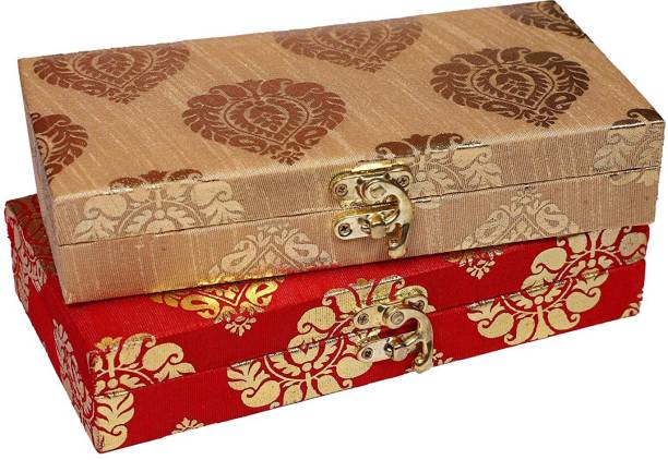 Dev Handicraft Cash Box Shagun Money Box Envelopes (Red , Gold) Envelopes