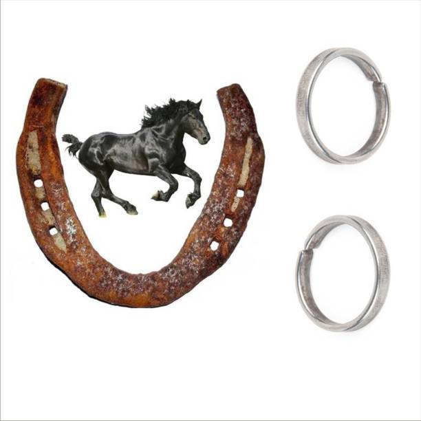 dorvik collections black horse shoe with black horse shoe ring stylish Iron Yantra