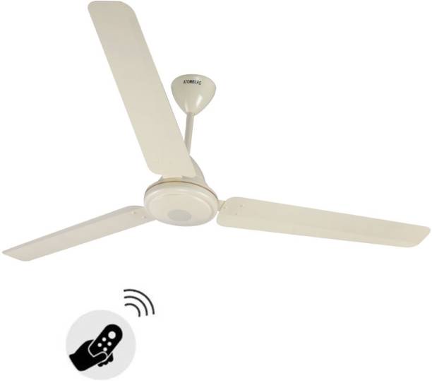 Atomberg Efficio Energy Saving 5 Star Rated 1400 mm BLDC Motor with Remote 3 Blade Ceiling Fan