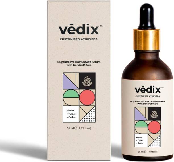 Vedix Ayurvedic Nuyantra Pro Hair Serum for Hair Growth Serum with Dandruff Control