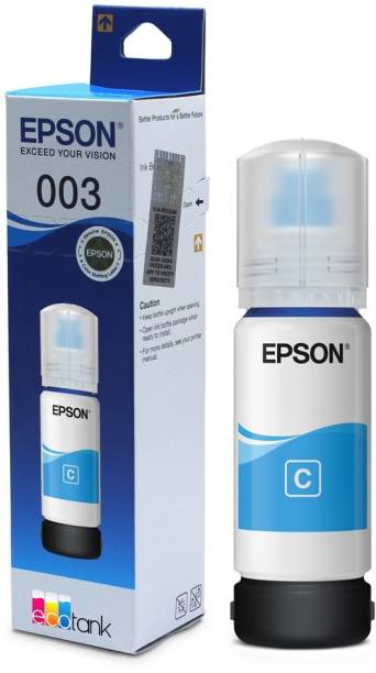 Epson 003 65 ml for L3200/L3250/L3251//L3210/L3252/L3211/L3100 Cyan Ink Bottle