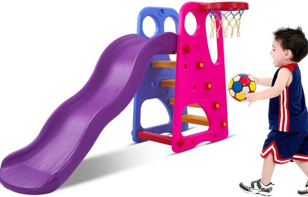 GoodLuck Baybee Baby Garden Slide for Kids - Plastic Garden Slide for Kids/Toddlers/Indoor/Outdoor Preschoolers for Boys and Girls Age Group-