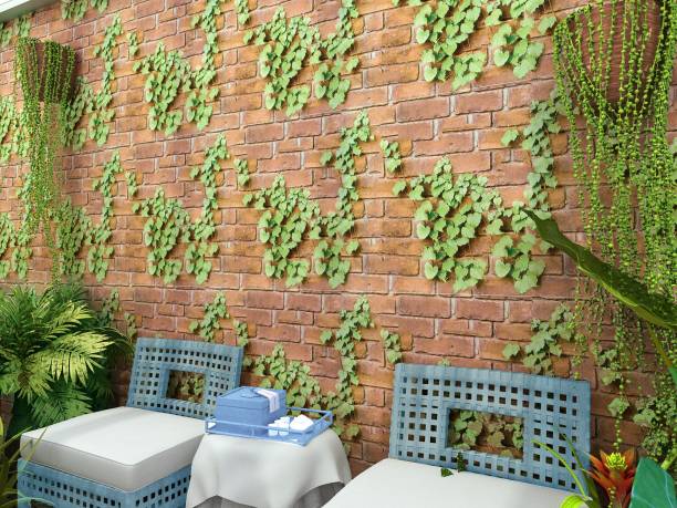Flipkart SmartBuy Wall Stickers Wallpaper 3D Ivy Plant Vine Nature Living Room Self Adhesive Extra Large Self Adhesive Sticker