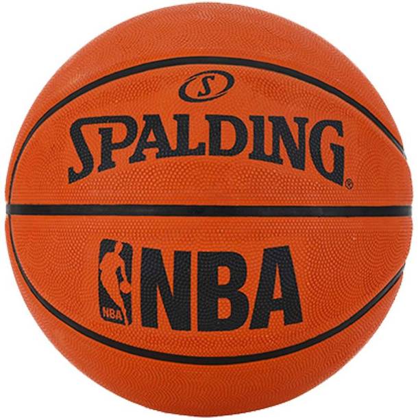 SPALDING NBA SIZE 7 BASKETBALL (BRICK COLOUR) Basketball - Size: 7 Basketball - Size: 7