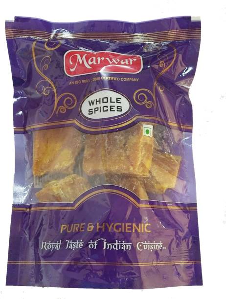 Marwar GUR Jaggery (Gud Cubes, Chemical Free, Organic, No Preservatives Added), Whole Gur Cube Pack (1KG) Block Jaggery