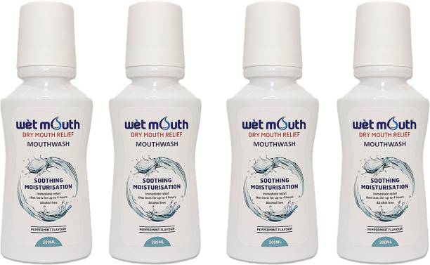 ICPA Wet Mouth For Dry Mouth 200 ml (Pack of 4) - Mint