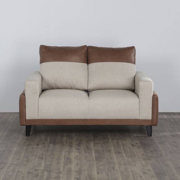 Home Centre Antonio Leather 2 Seater  Sofa
