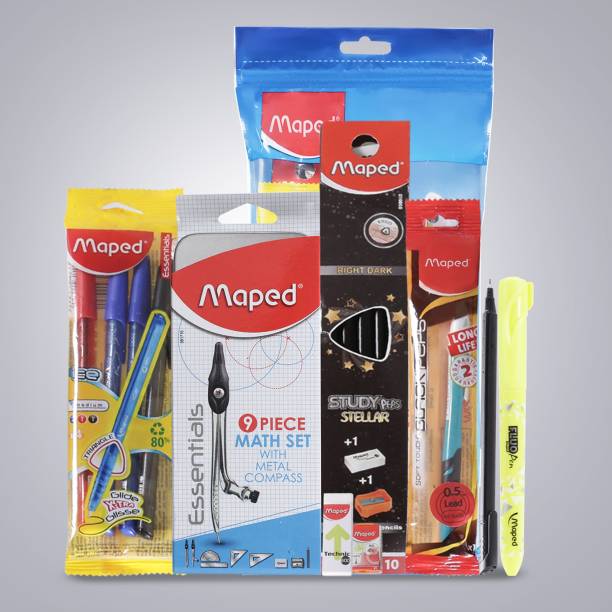 Maped School Accessories, Multi Product Complete Stationery Kit