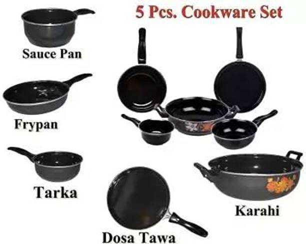 ROYAL ELIBA Induction Bottom Cookware Set Price in India – Buy ROYAL ELIBA Induction Bottom Cookware Set online at Flipkart.com