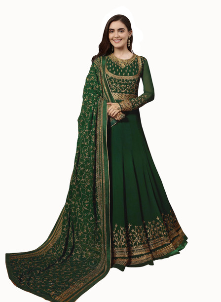 flipkart long frock suit