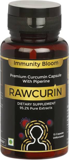 Immunity Bloom Nutraceutical Curcumin+ Piperine capsules Immunity Booster