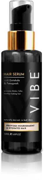 VIBE Hair Serum | Daily use hair serum for men | Provides instant shine | Controls Frizz | Makes hair silky smooth | For All Hair Types | (30 ML)