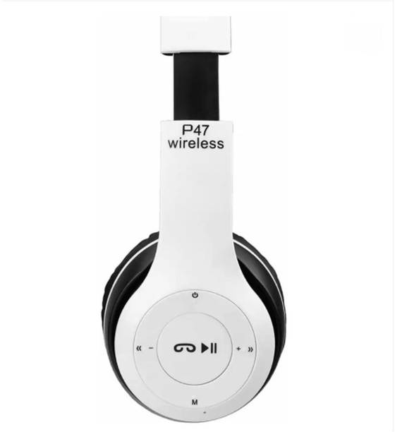 Top Headset D cheap price 5stars Flipkart in India 68 Megaloyalty 100% Branded P47 Bluetooth Headphone with Mic Bluetooth Headset