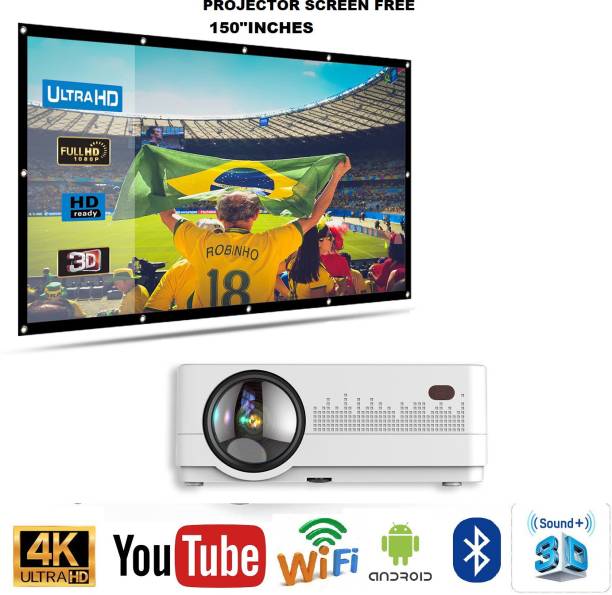 IBS HD ANDROID WIFI HQ4 Projector Smart Full HD Project...