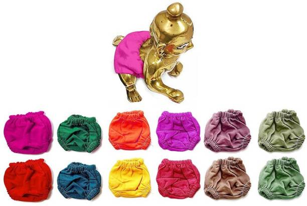 Prapti Store Nappy, Panty, Bloomer for Laddu Gopal ji (Size 0-1 No.) Multi-Colors Dress